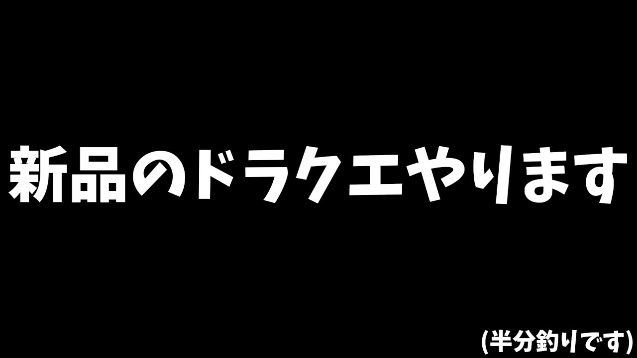 新品のドラクエやります。 #1