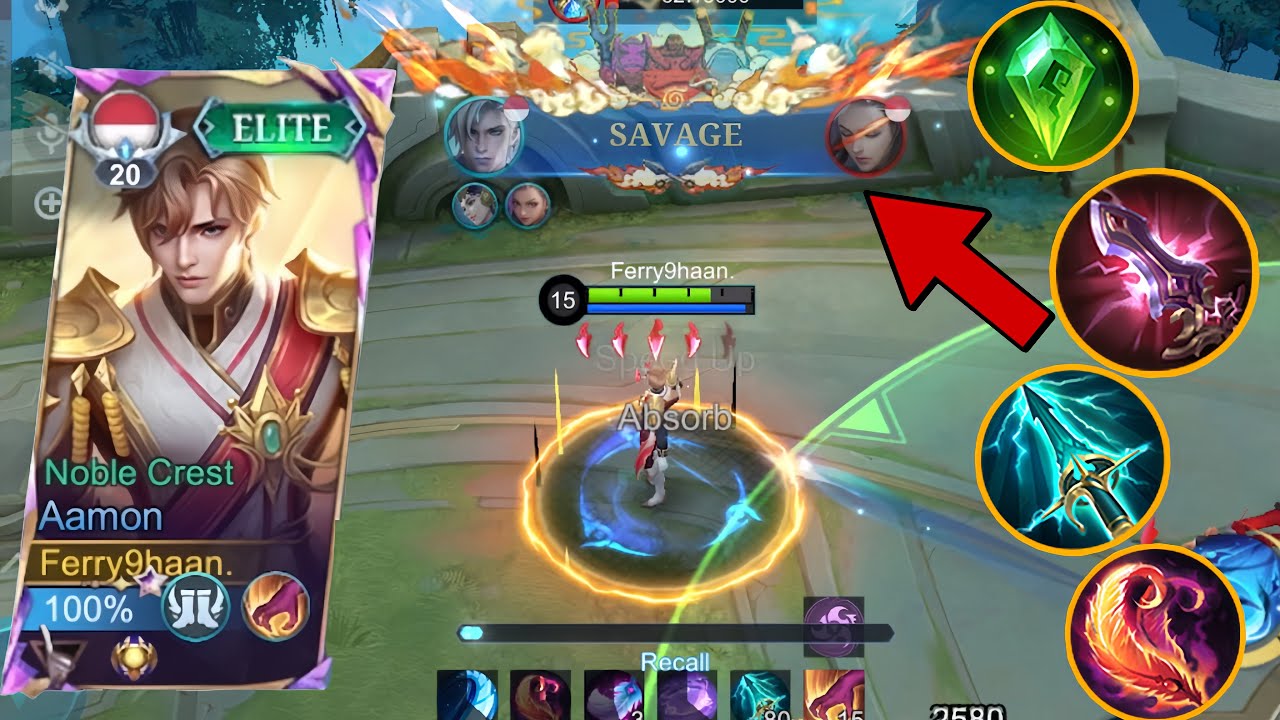 AAMON BEST ONE HIT BUILD 2026! MOBILE LEGENDS 