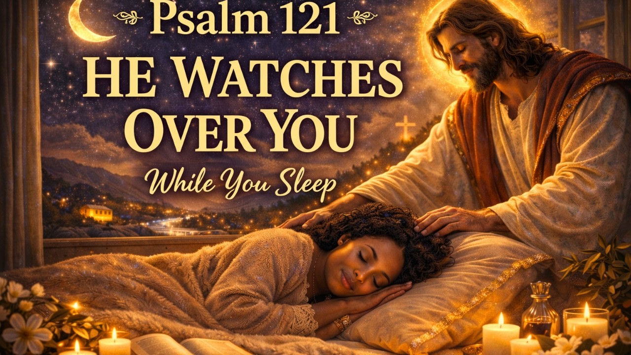 🌙 Psalm 121 Night Prayer & Worship — God Watches Over You While You Sleep | Protection, Peace & Rest