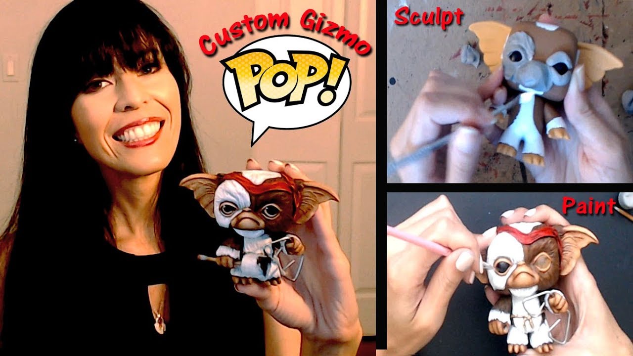 How to Customize a Funko Pop Gizmo - DIY Sculpted Painted Custom Figure