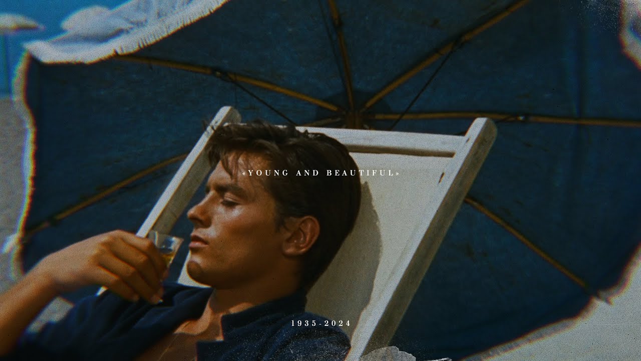 🕊️ Alain Delon Tribute | Young & Beautiful | 1935-2024