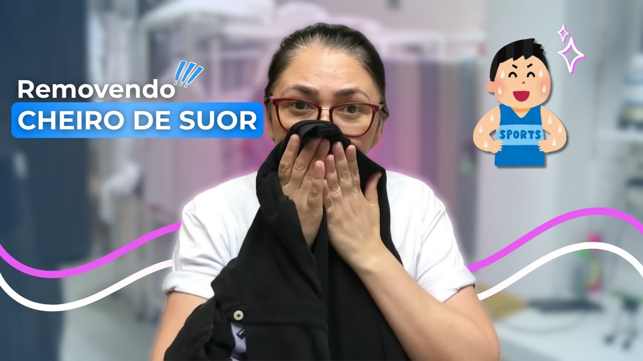 TIRANDO O CHEIRO DE SUOR DAS ROUPAS | REMOVING SWEAT ODOR FROM CLOTHES