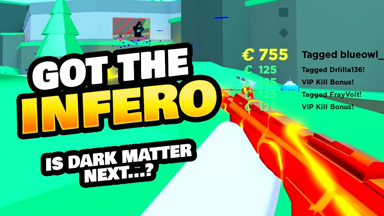 Got Inferno Rifle in Big Paintball Roblox - Should I Get Dark Matter?