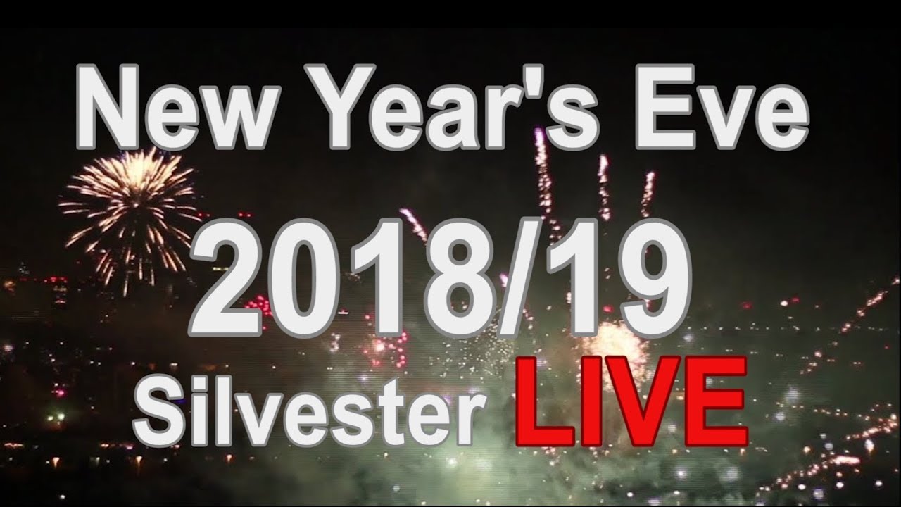 2018/2019 New Year's Eve fireworks in Vienna [6hours stream]