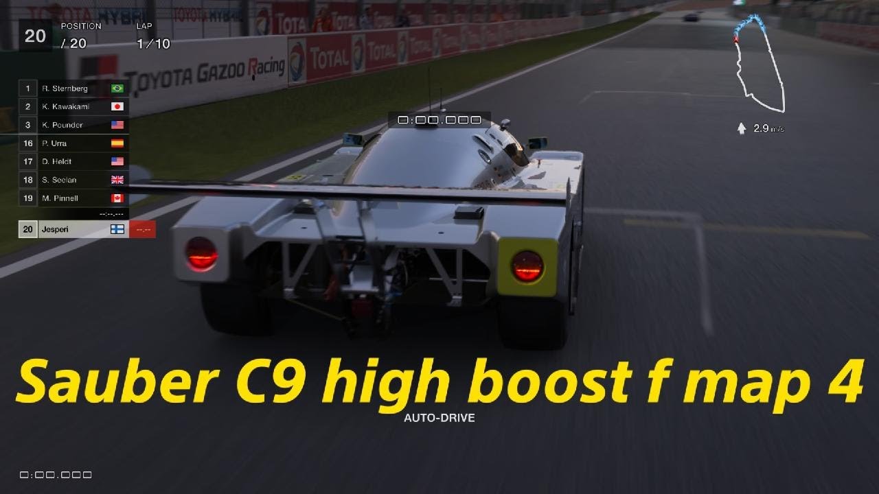 Gran Turismo 7 Sauber C9 in Le mans
