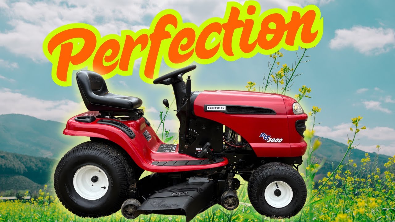 No rest until it's PERFECT: A 2004 Craftsman DLT3000 Lawn Tractor