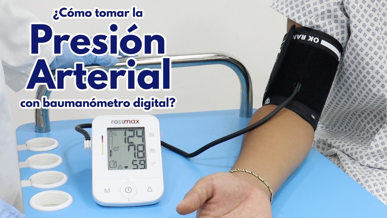 C&oacute;mo tomar la presi&oacute;n con un bauman&oacute;metro digital