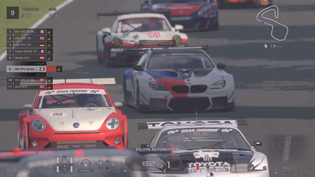 Gran Turismo 7 gara online brands hatch bmw m6 gt3 sprint model 16