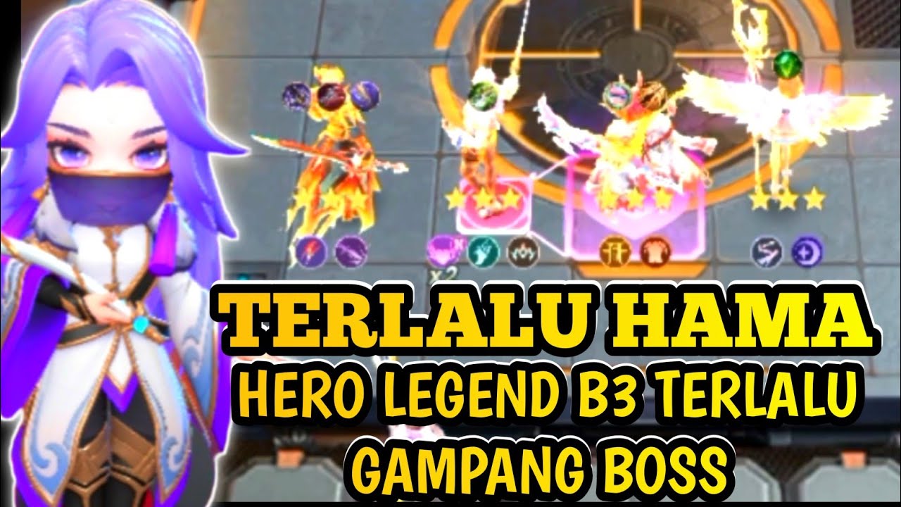TRIK BERMAIN COMMANDER LOUYI TERNAK HERO LEGEND B3 TERBARU||100% BERHASIL BOSS||MAGIC CHESS GOGO 
