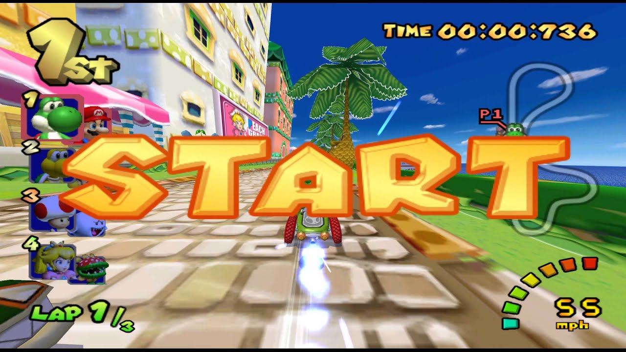Mario Kart Double Dash All Cup 150cc (160 points) Solo Co-op (HD)