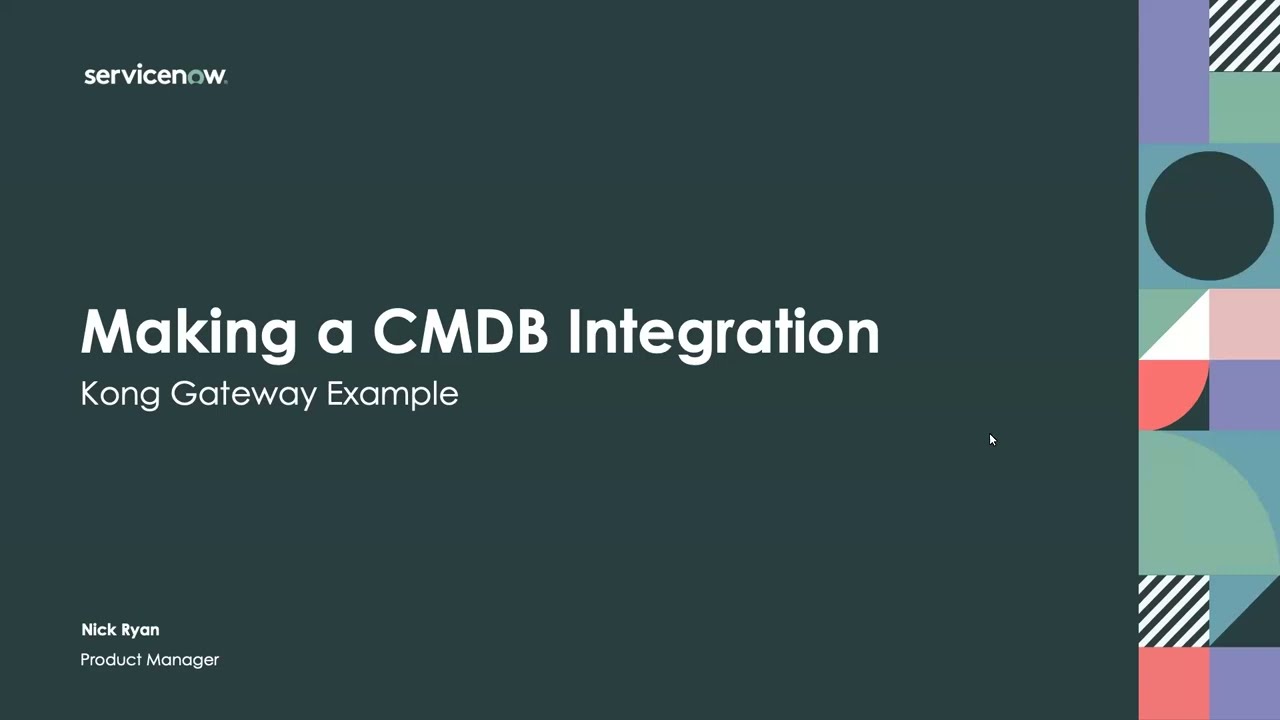 Creating a CMDB integration tutorial using IH-ETL :  Part 1 of 5