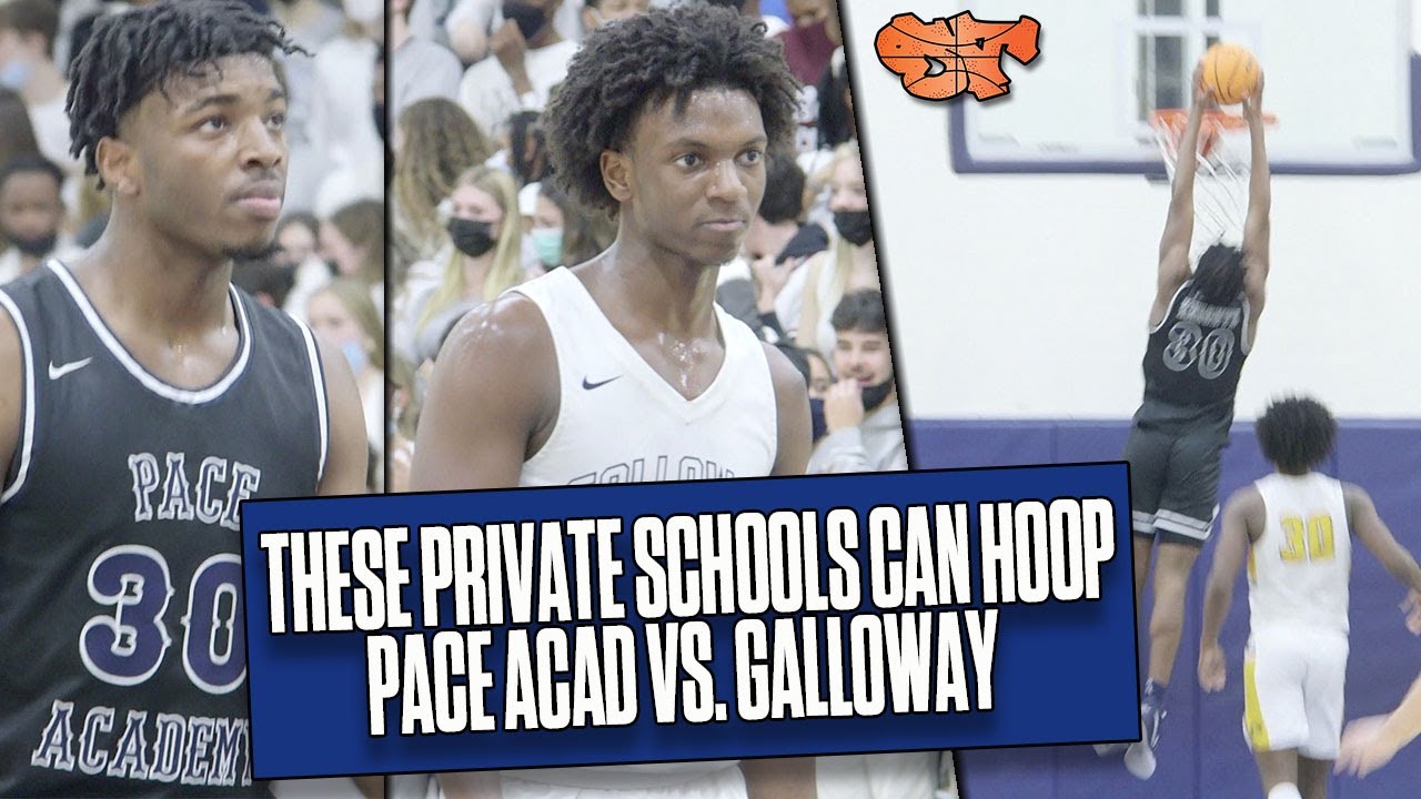 THESE PRIVATE SCHOOLS CAN HOOP !!!  Pace Academy vs. Galloway SQUARE OFF