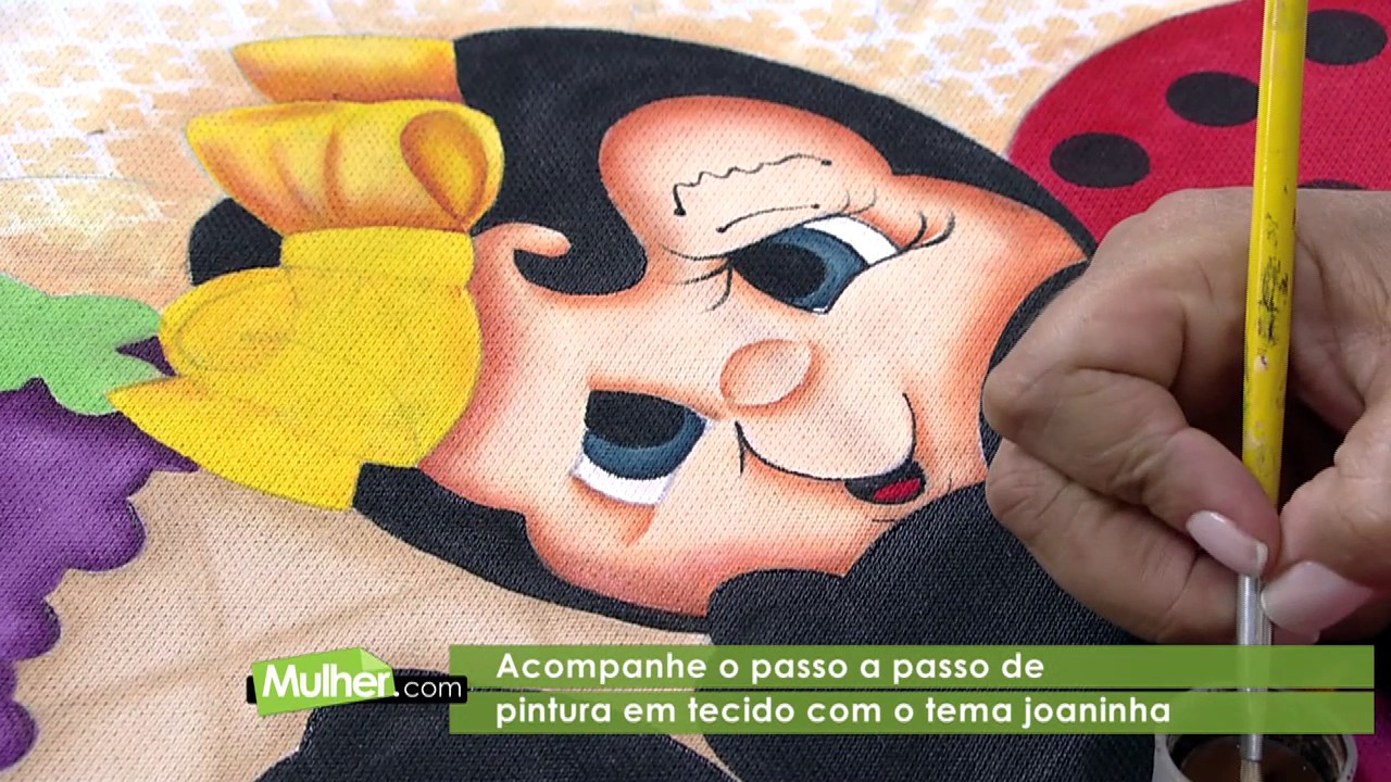 Pintura Joaninha por Lilinha Silva - 03/06/2017 - Mulher.com - P1/2