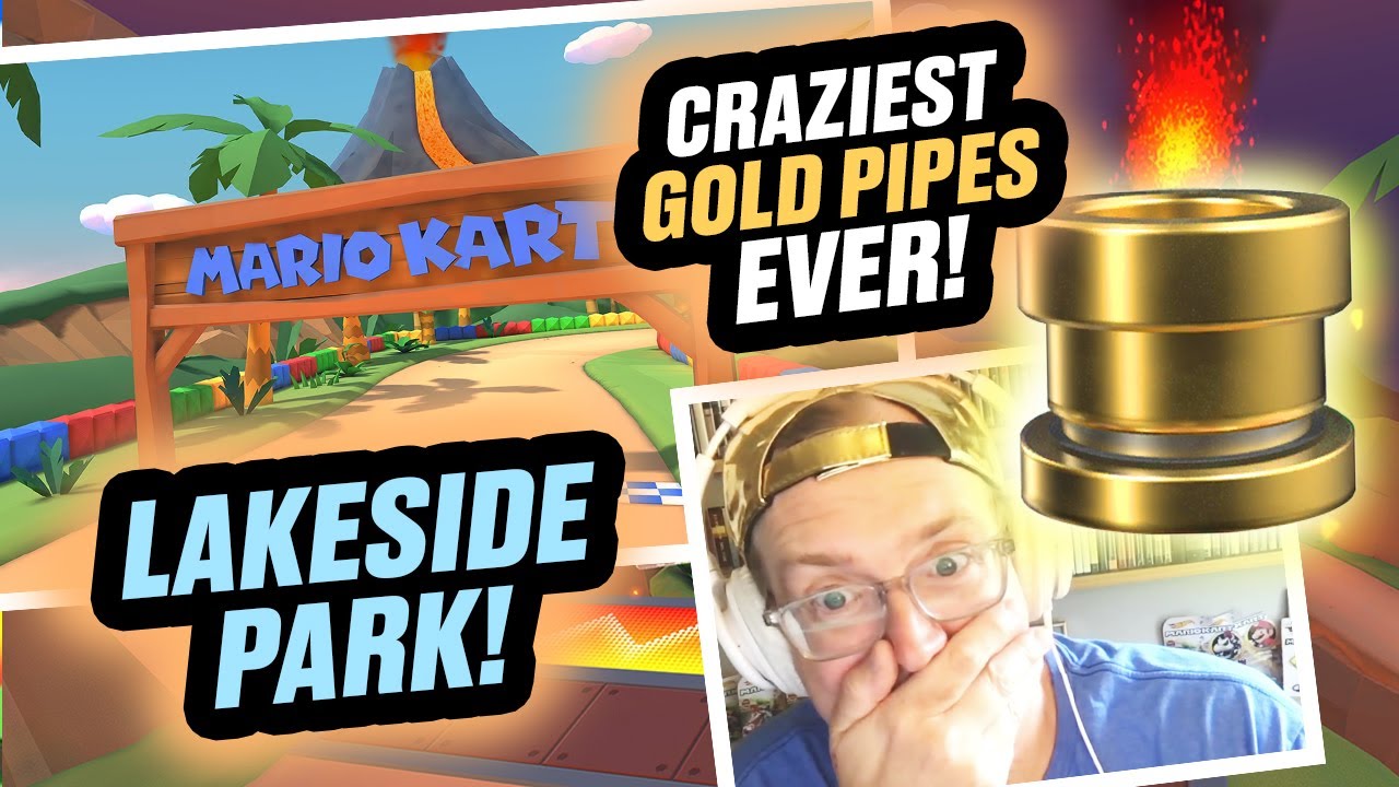 LAKESIDE PARK comes to #MarioKartTour PLUS the CRAZIEST Gold Pipes You've Ever Seen!