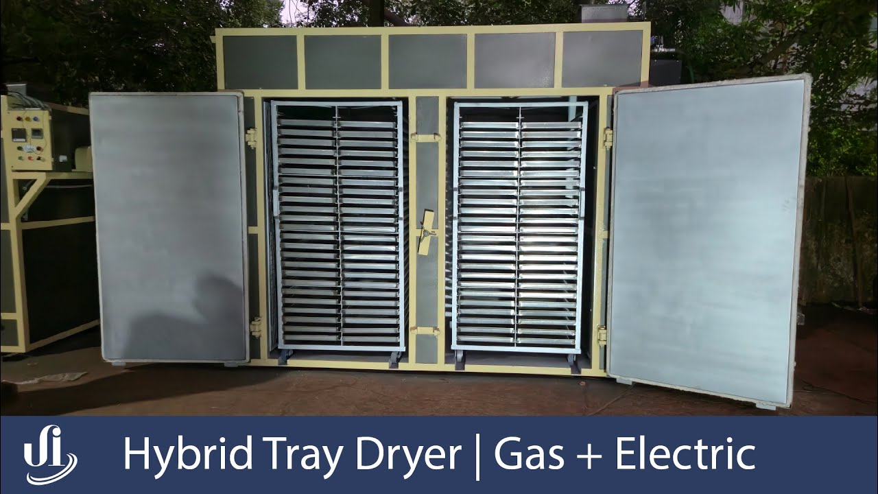 Hybrid Tray Dryer | Gas + Electric | Ujjwala Industries