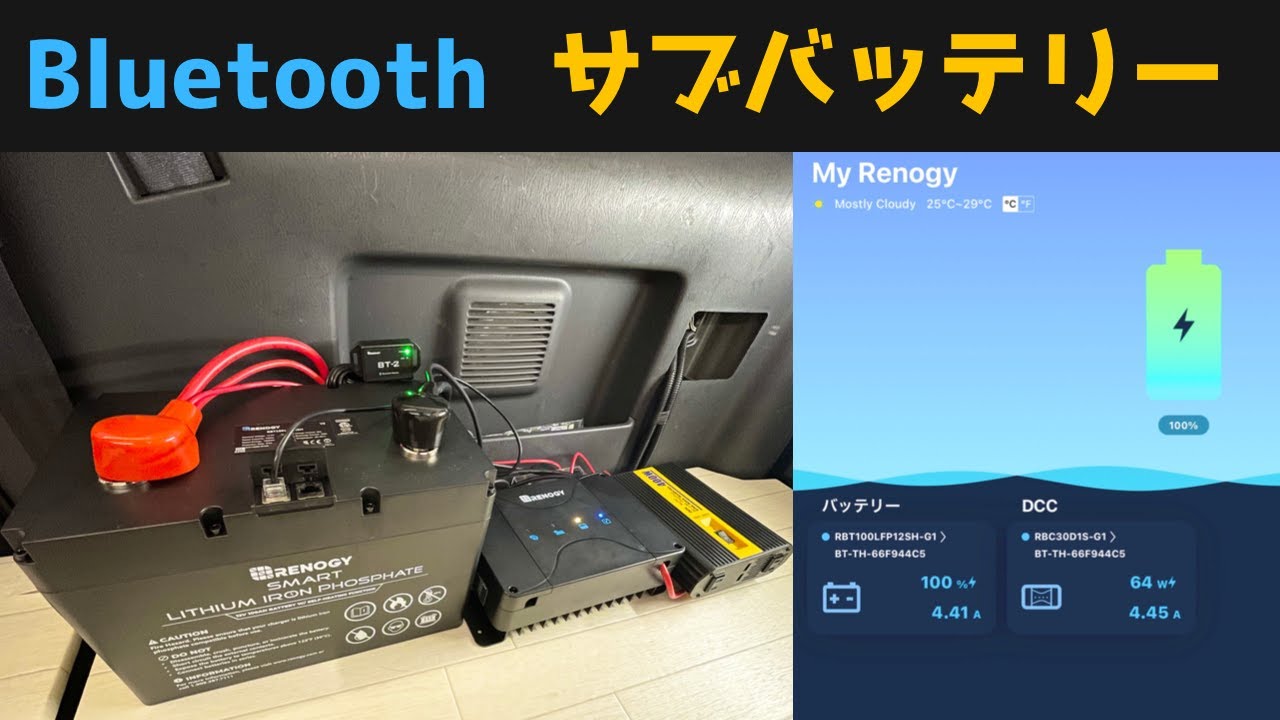 Железный литий-ионный аккумулятор Renogy Smart с функцией обогрева.Используйте кулер на 12 В под