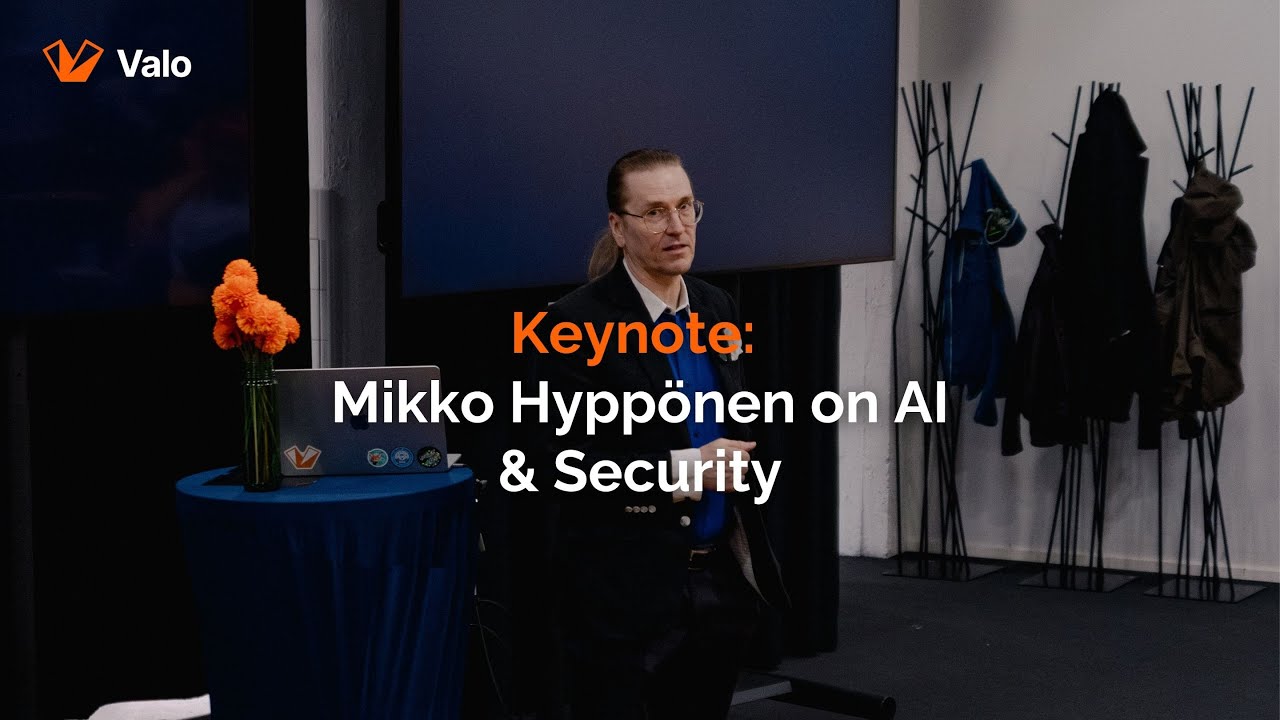 Keynote: Mikko Hyppönen on AI & Security