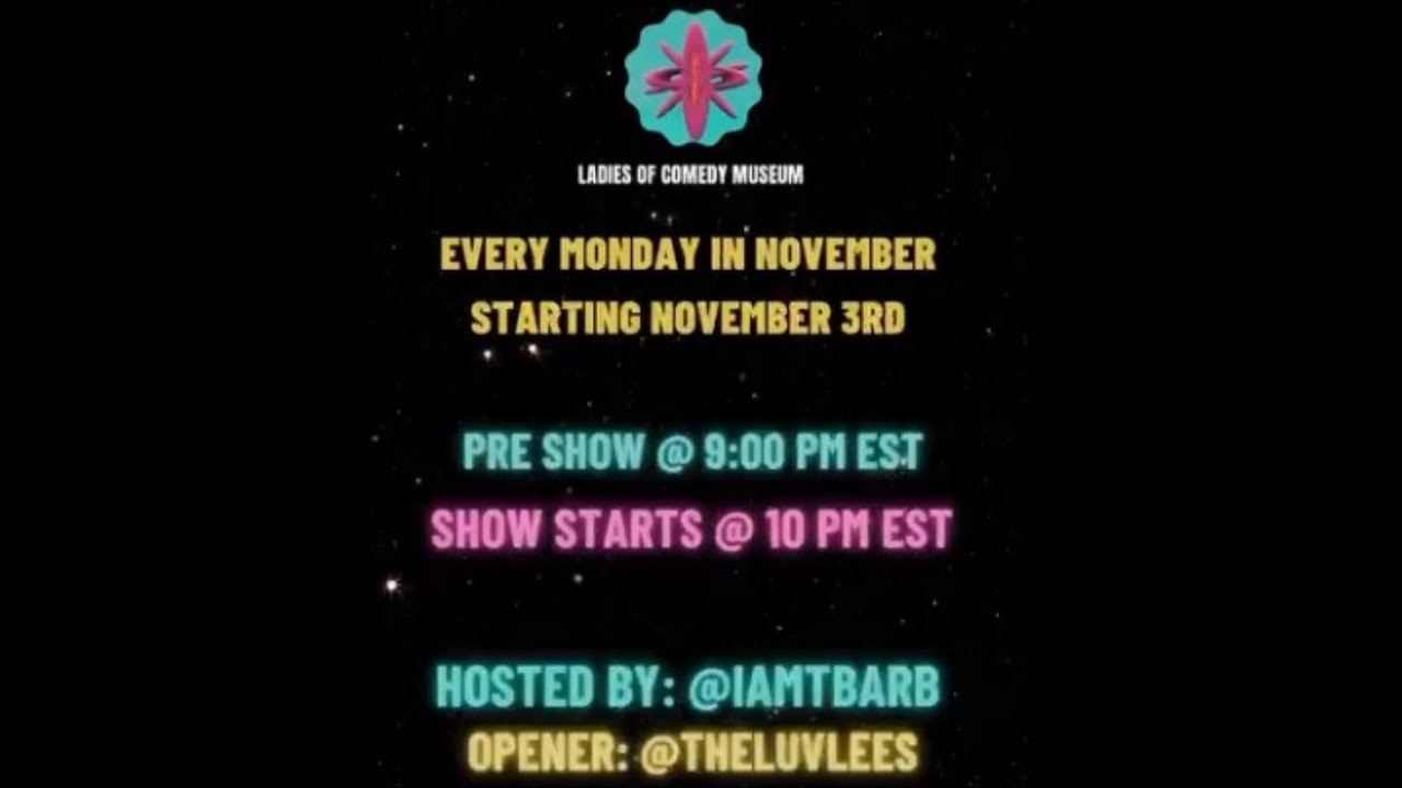 TBOTPCC Presents Ladies of Comedy Museum – Funny Ladies Series - Headliner- Jucee313