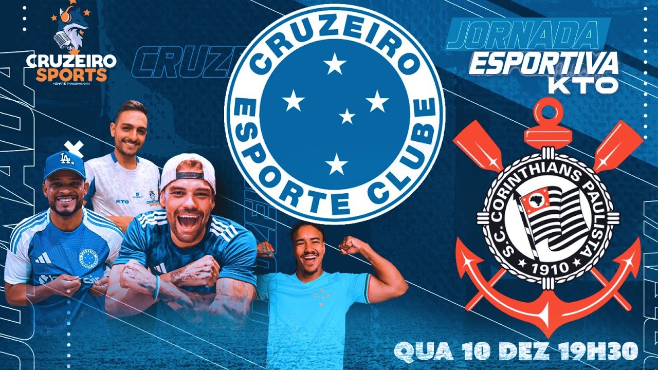 🔴CRUZEIRO X CORINTHIANS | SEMIFINAL COPA DO BRASIL | JORNADA ESPORTIVA KTO CRUZEIRO SPORTS | AO VIVO