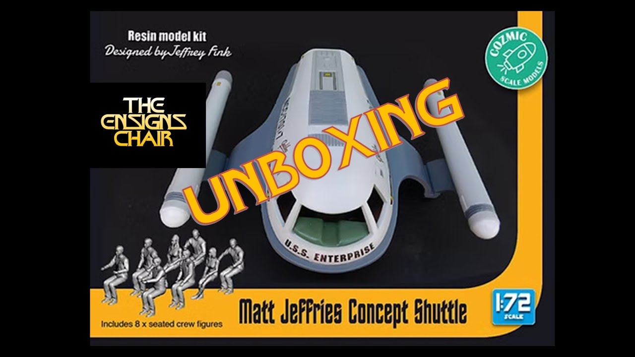 Unboxing Cosmic Scale Models 1/72 Jeffries Concept Shuttle