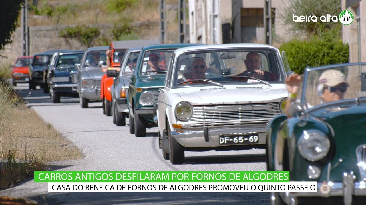 Casa do Benfica de Fornos de Algodres promoveu passeio de carros antigos