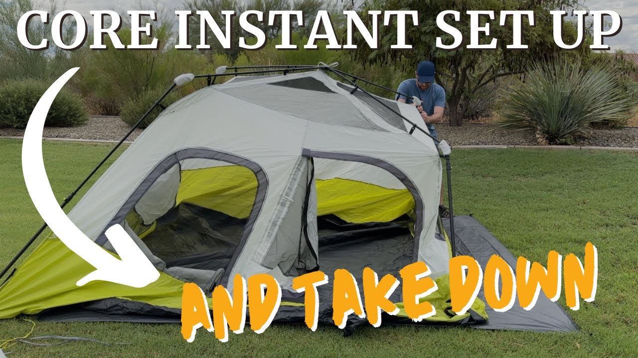 How to Set Up and Take Down the CORE 6 Person Instant Cabin Tent