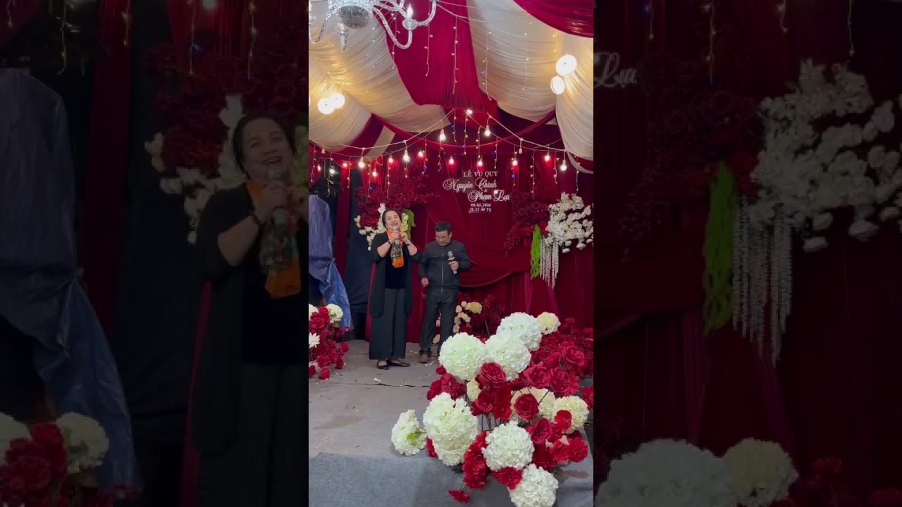 Ngày cưới của con gái, họ nhà trai sang đón dâu hát giao lưu với bố cô dâu bài 