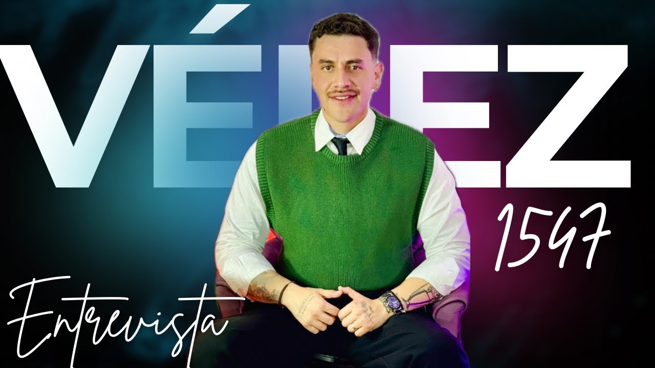 Entrevista con el cantante Vélez 1547 quien nos presentó su nuevo sencillo 