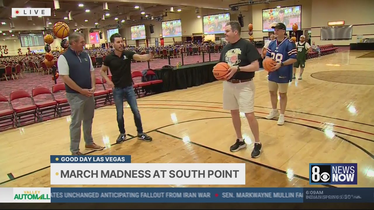 Выходите на площадку на вечеринке March Madness в South Point!