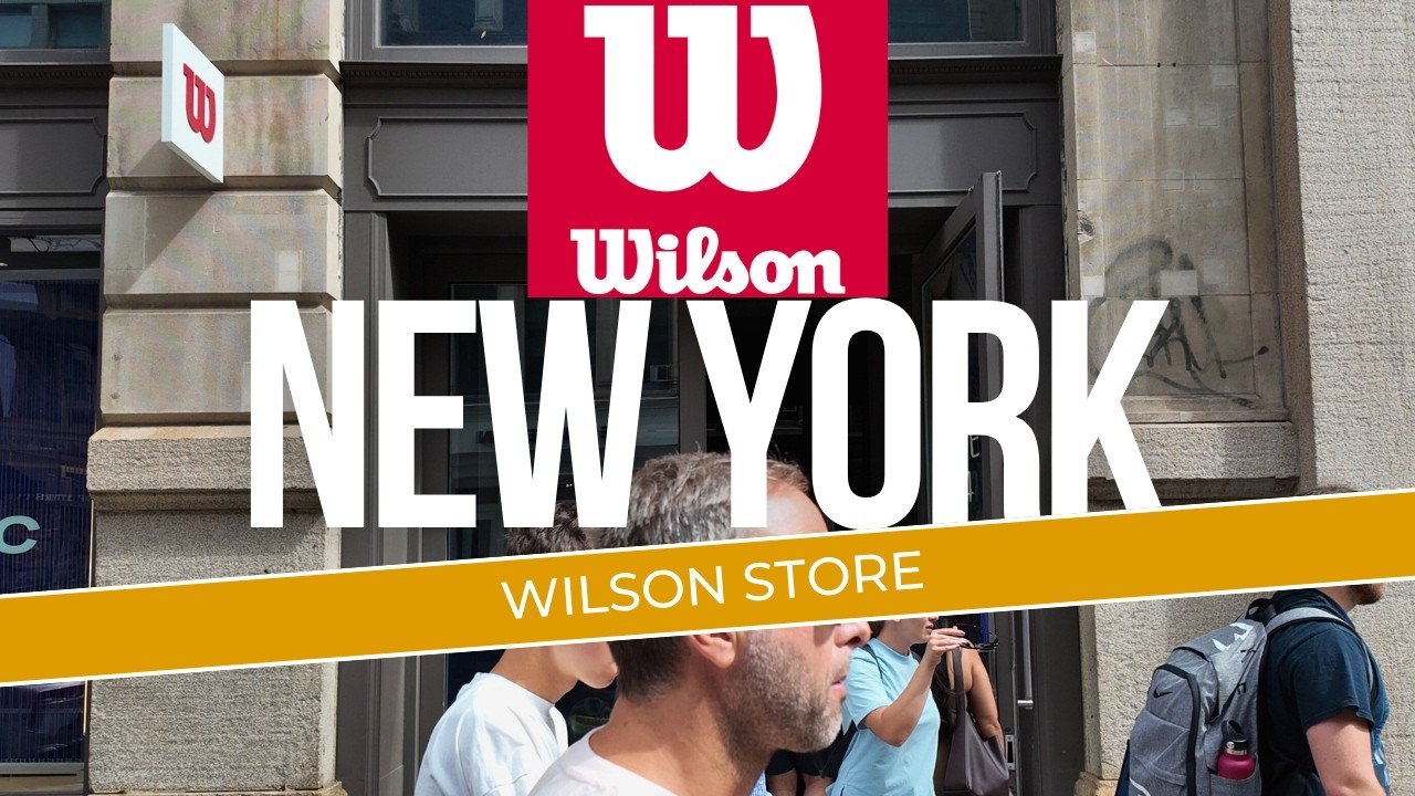 Inside WILSON TENNIS STORE New York City