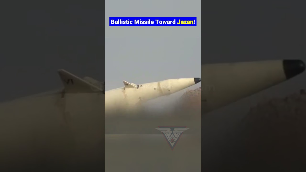 Houthi Ballistic Missile Launch
