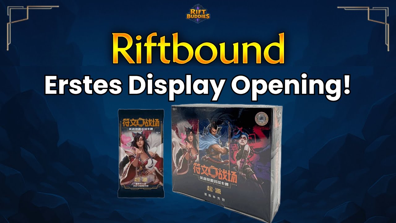 Erstes Riftbound Opening auf diesem Kanal! - Riftbound Origins Jumbo Display - (CN) | Deutsch/German