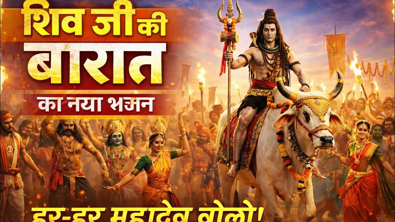 🌼आ गयी है शिव की बारात🌼#shivbhajan #music #harharmahadev #omnamahshivaybhajan #hindudevotionalsong 