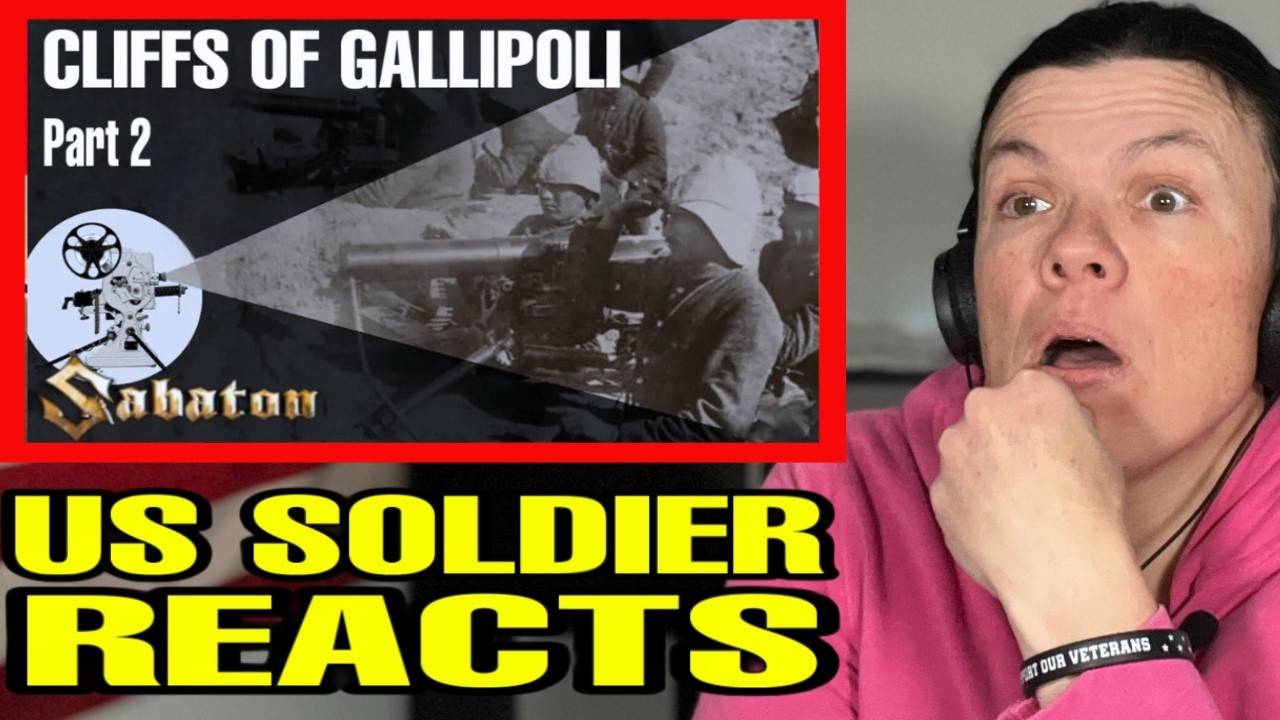 Sabaton History -Cliffs of Gallipoli Part 2 (US Soldier Reacts)- ANZAC DAY