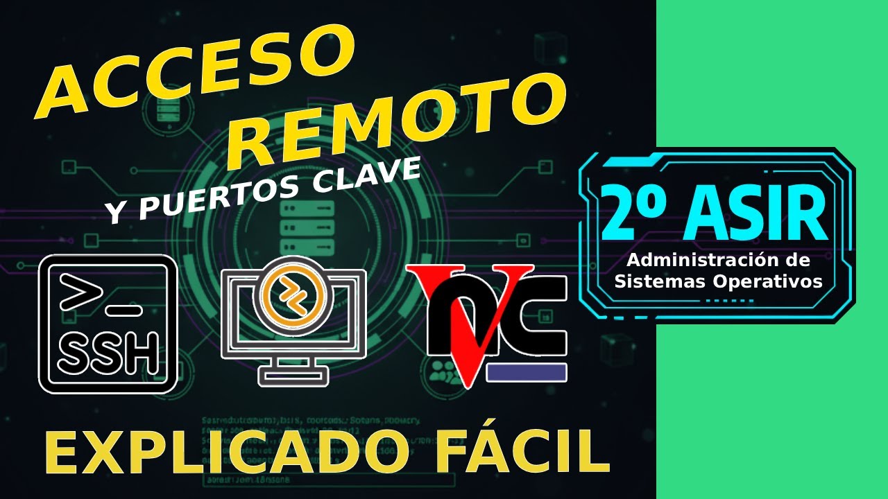 Acceso remoto y puertos clave (SSH, RDP, VNC) – Administración de Sistemas – ASIR
