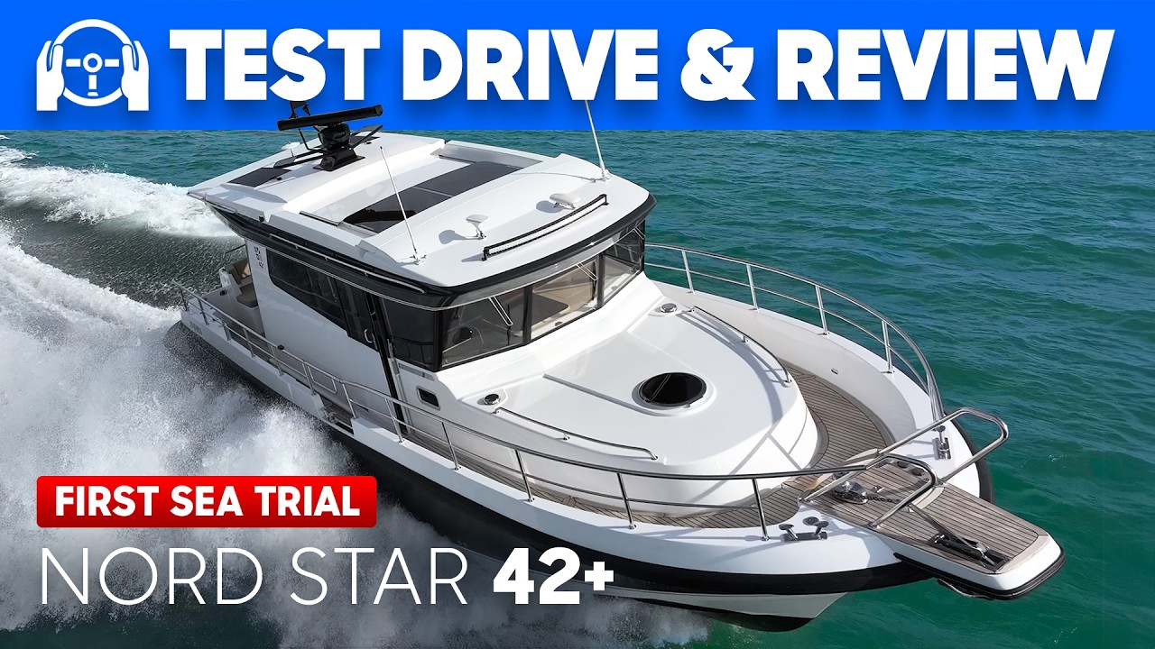 ПЕРВАЯ ПОЕЗДКА: МОРСКИЕ ИСПЫТАНИЯ Nord Star 42+ И ОБЗОР 🌊