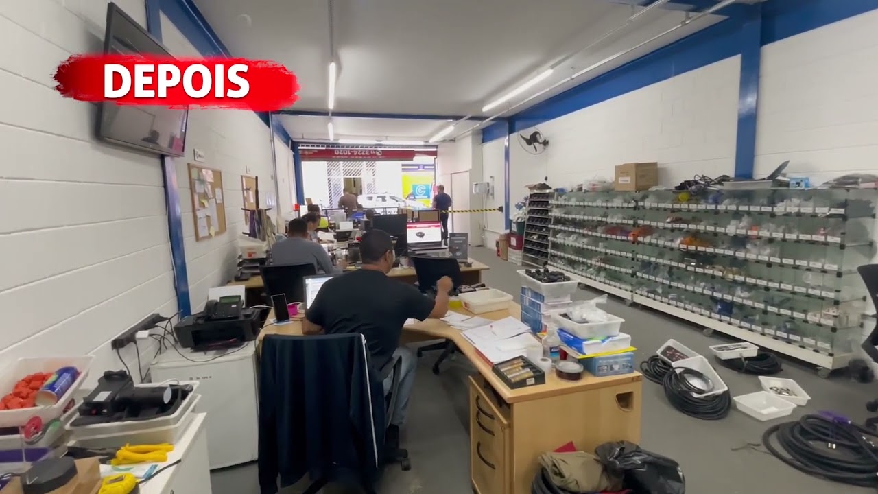 Antes e Depois da Nova Loja da Cirilo Cabos