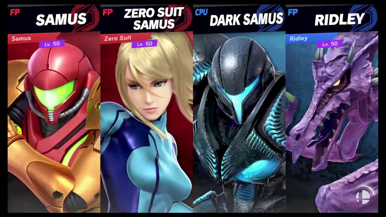 Super Smash Bros Ultimate Amiibo Fights   Request #2113 Team Samus vs Dark Samus & Ridley