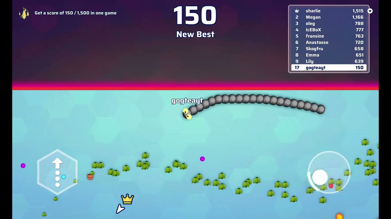 My first game in sanke.io
