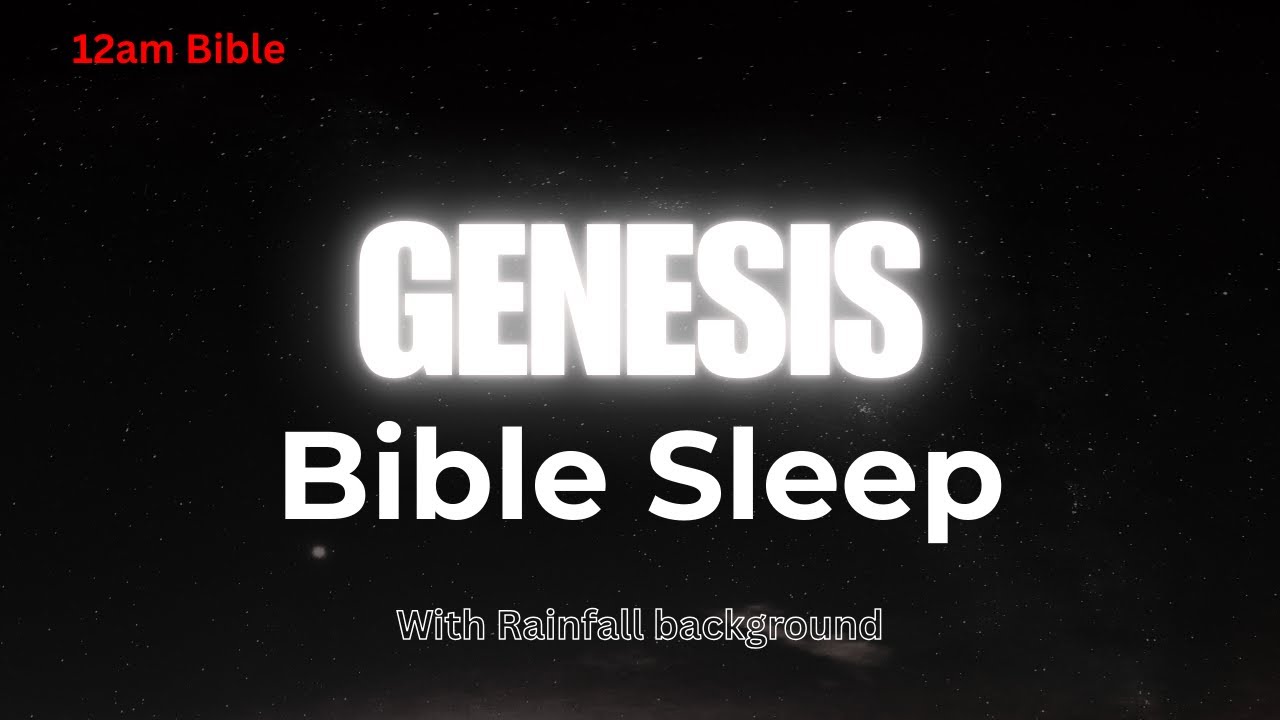 Fall Asleep to Genesis || Bible Reading for Sleep || Black Screen Audio Bible