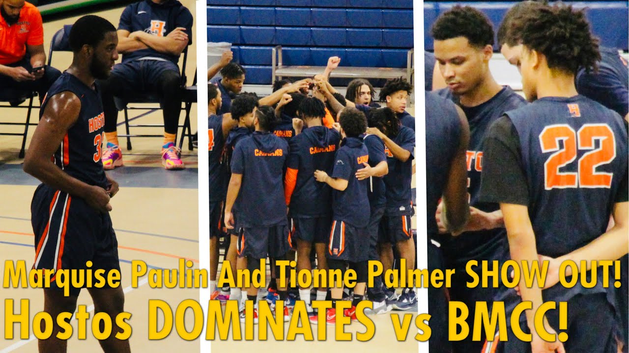 Hostos DOMINATES vs BMCC! Marquise Paulin & Tionne Palmer SHOW OUT!