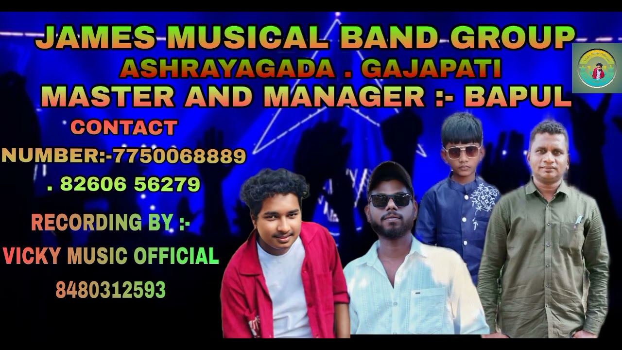 NEW BAND SONG RASO RASO # JAMES MUSICAL BAND GROUP ASHRAGADA # MUSIC # JEET # SUBHAM # SANU # BISHAL