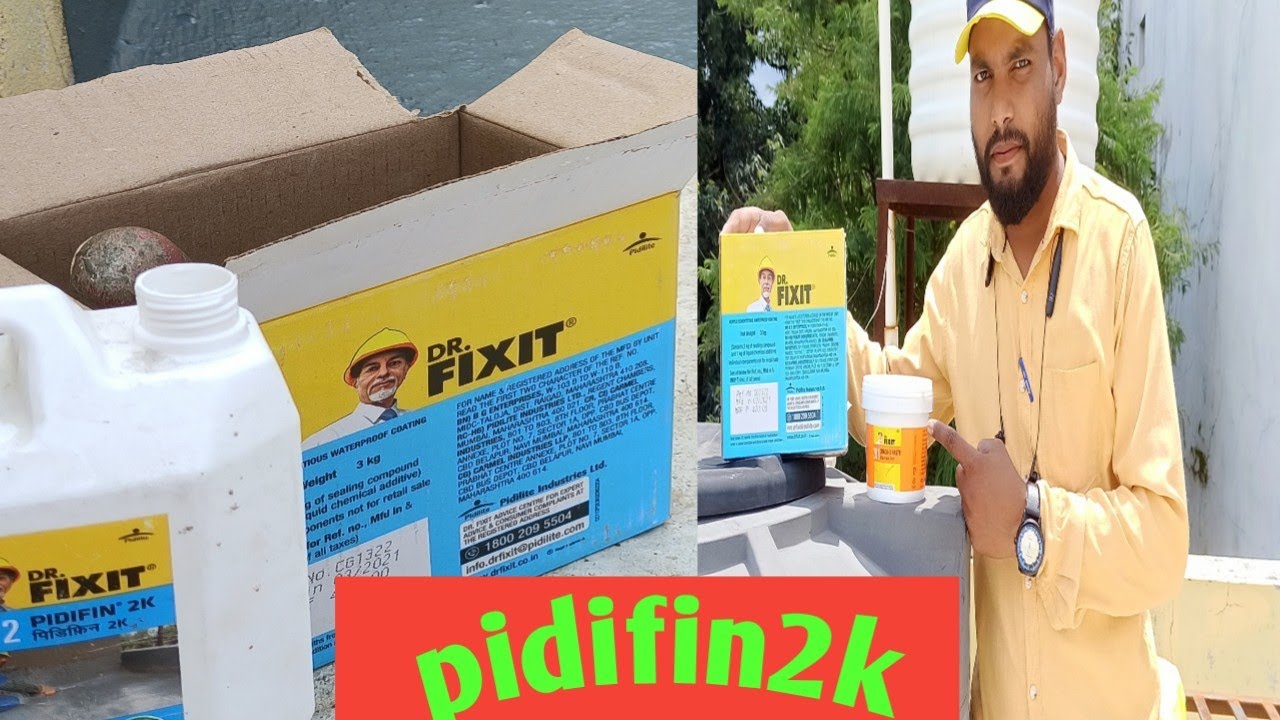 &nbsp; #Pidifin2K #Drfixit is 2 parts polymer-modified flexible&nbsp;