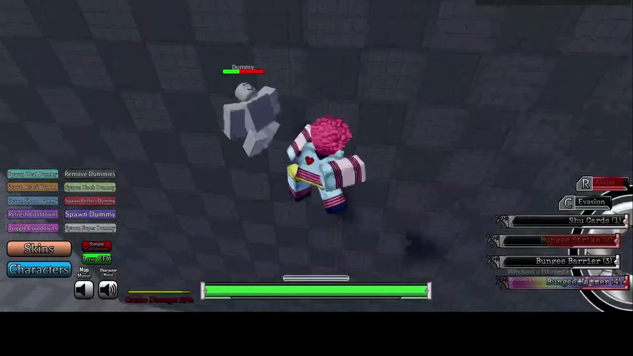 Heavens Arena Hisoka %86 Combo (No Limit Burst )