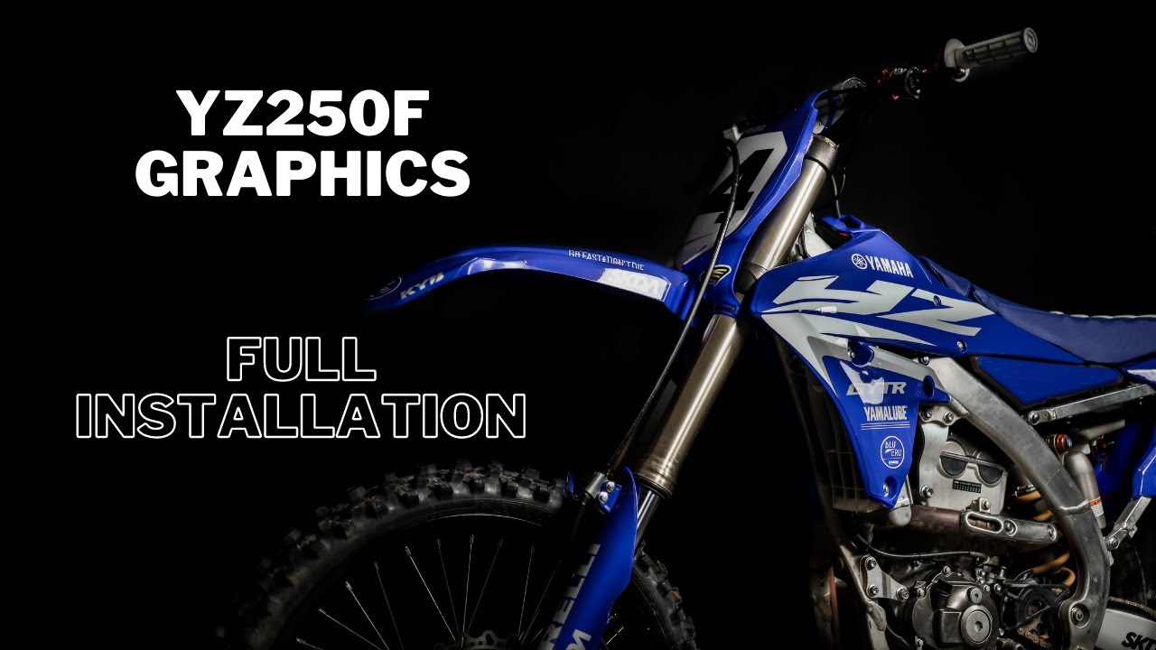 2016 Yamaha YZ250F SKDA Graphics Installation
