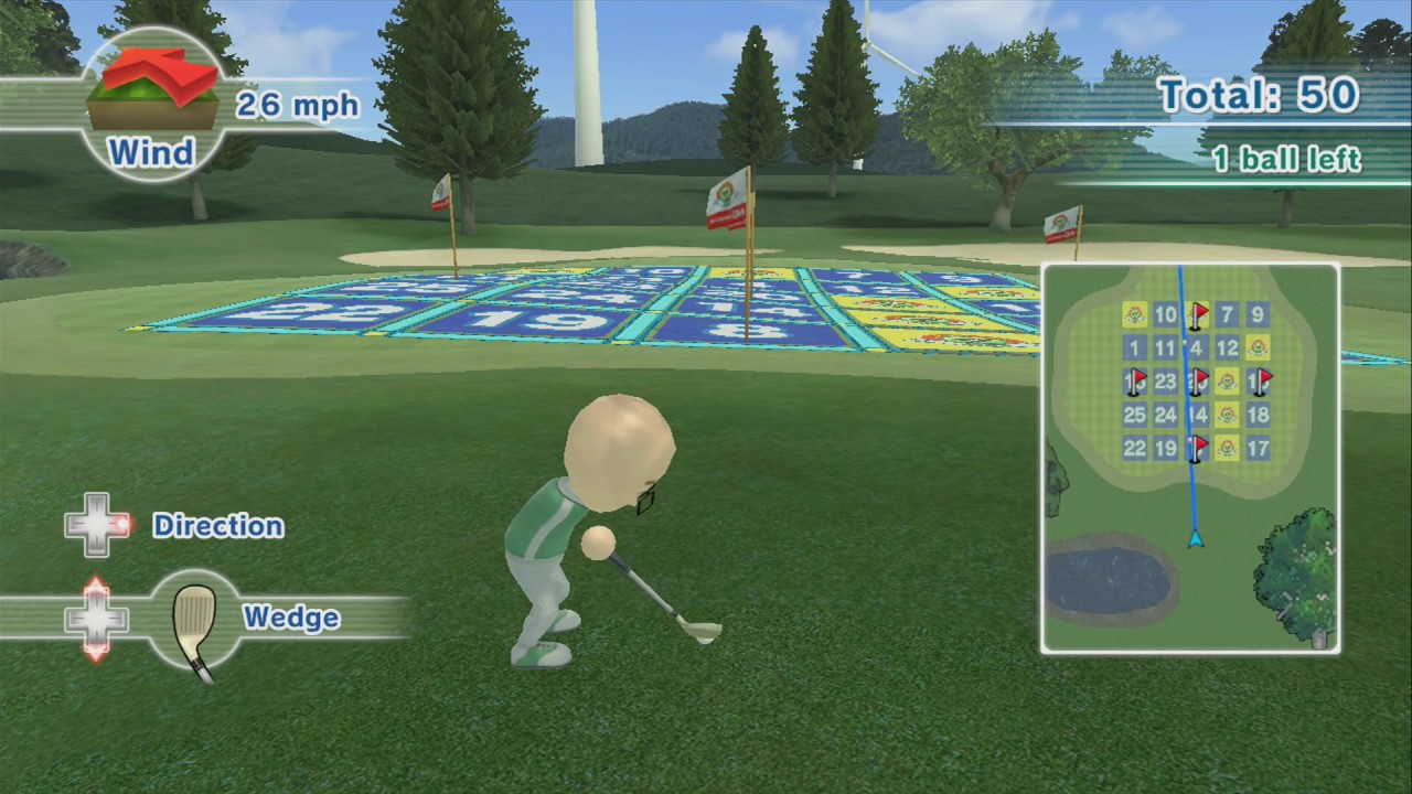 Wii SPORTS CLUB ~ GOLF ~ CHIP-IN BINGO ~ AZURE STALKING - NO COMMENTARY