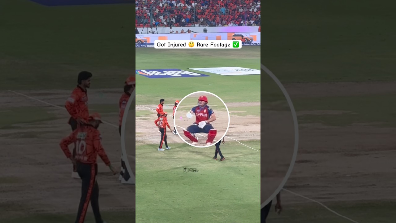Player Got Injured in match - Rare Footage ✅ Srh Players Reaction 🤣 #srh #trending #ipl #viral