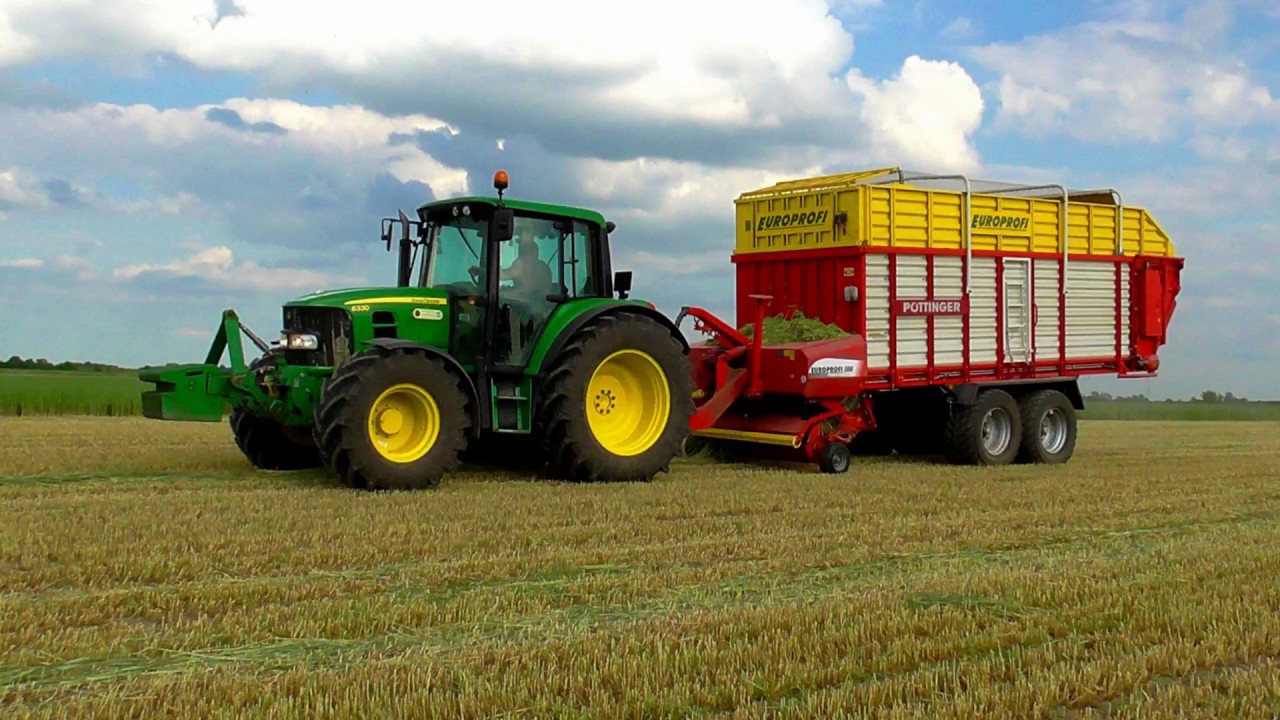 Sianokiszonka 2017 (John Deere 6330 & Pottinger Europrofi 5000D)