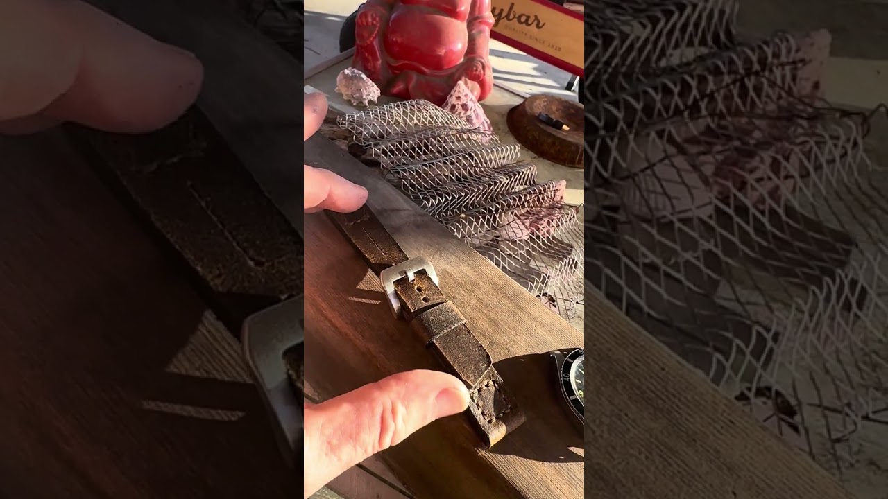 WATCHSTRAP, handmade by Müller and Sone😊🕊🐉, in California USA. For Richard.