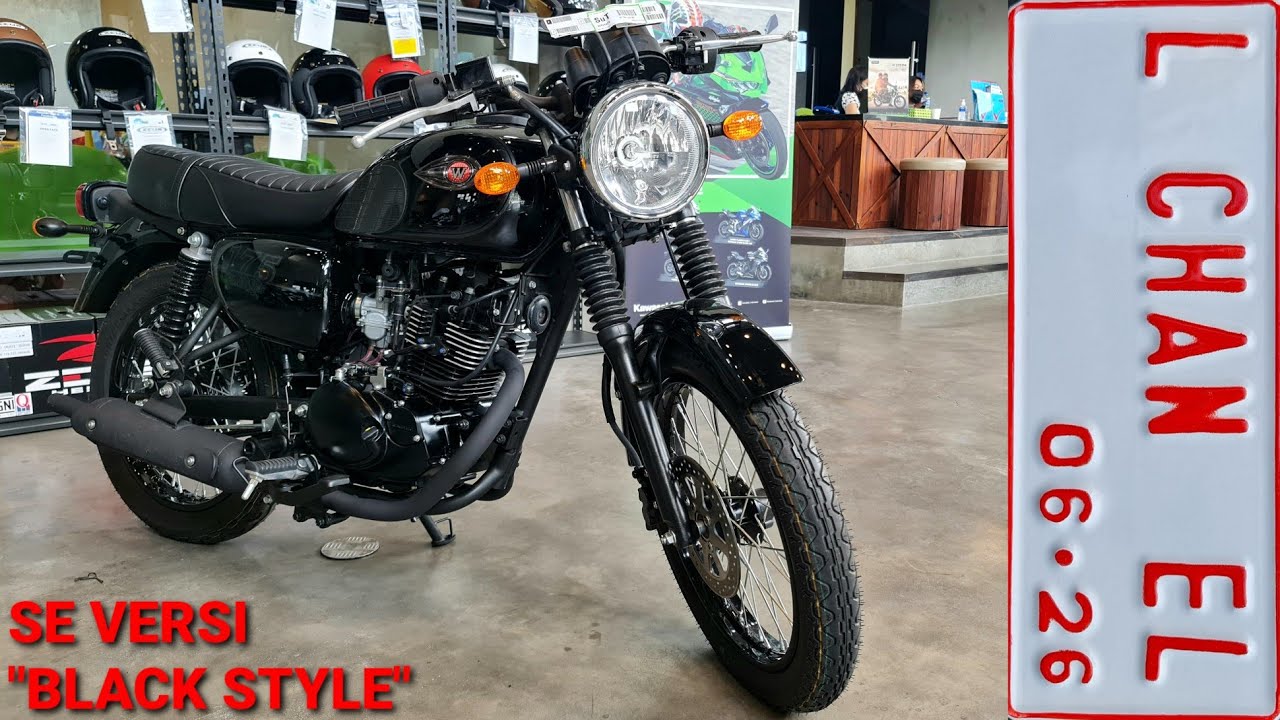 Walkaround Kawasaki W175 SE Black Style - Indonesia